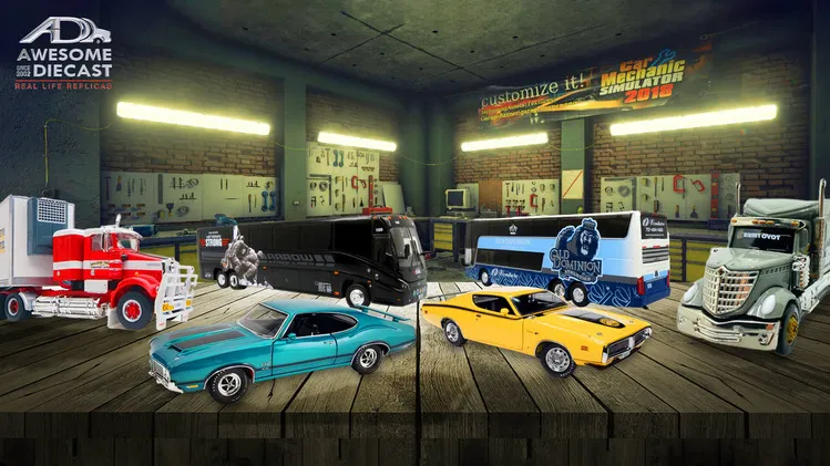 44765 diecast model truck