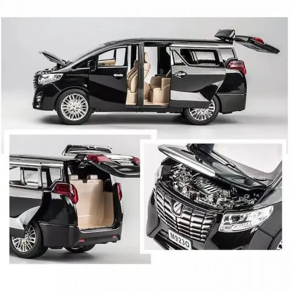 44791 diecast toyota alphard materials