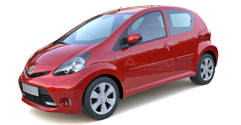 44792 aygo diecast model materials