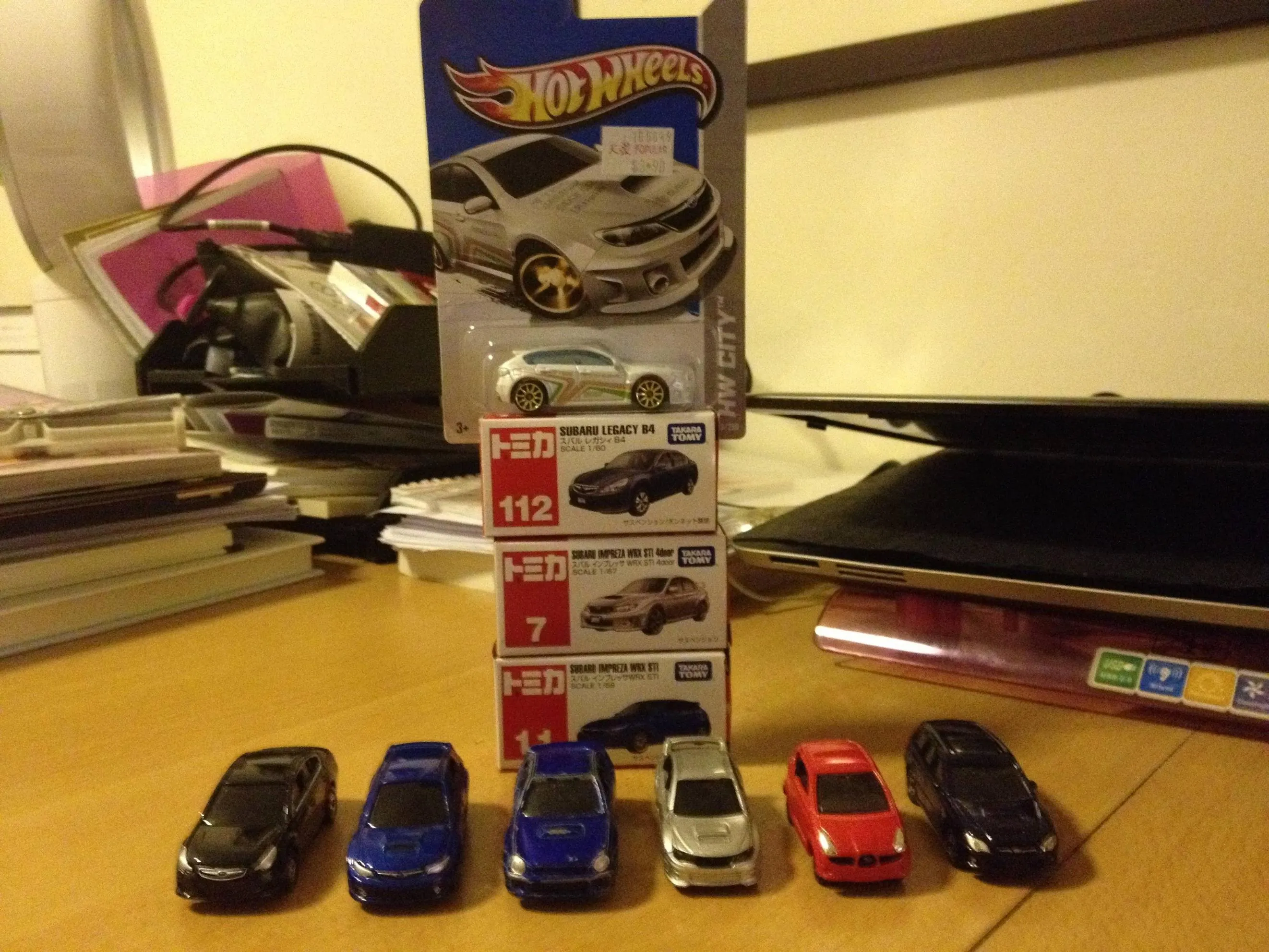 44794 subaru diecast collection display