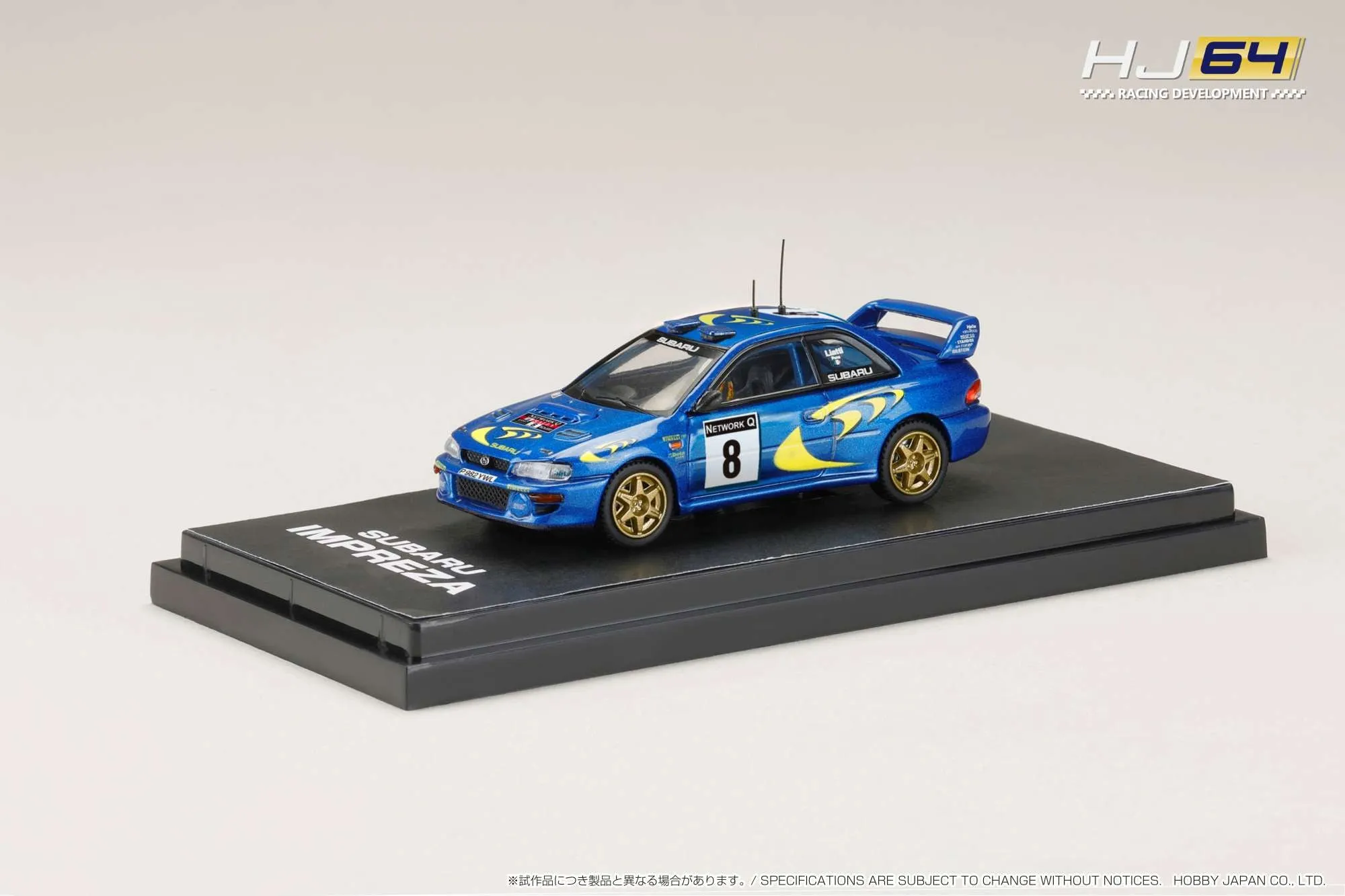 44794 subaru impreza wrx sti diecast