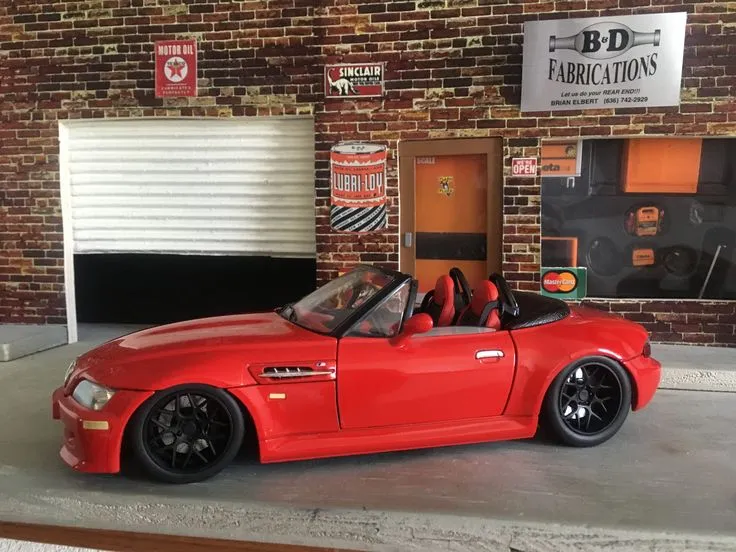 44807 diecast bmw z3 roadster interior