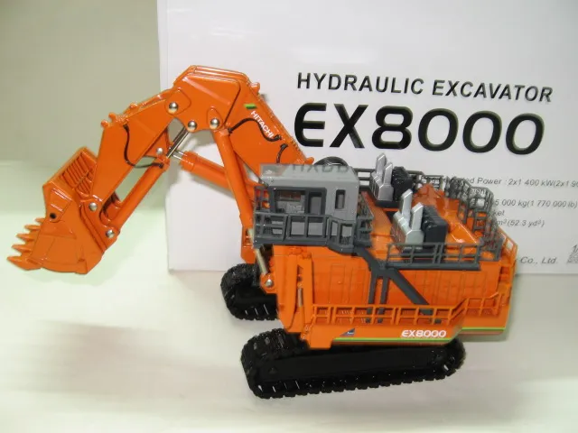 44836 ex8000 diecast model cleaning