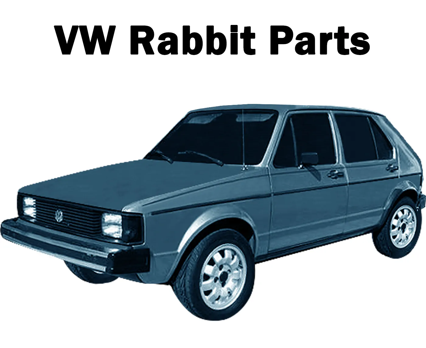 44853 vw rabbit diecast design