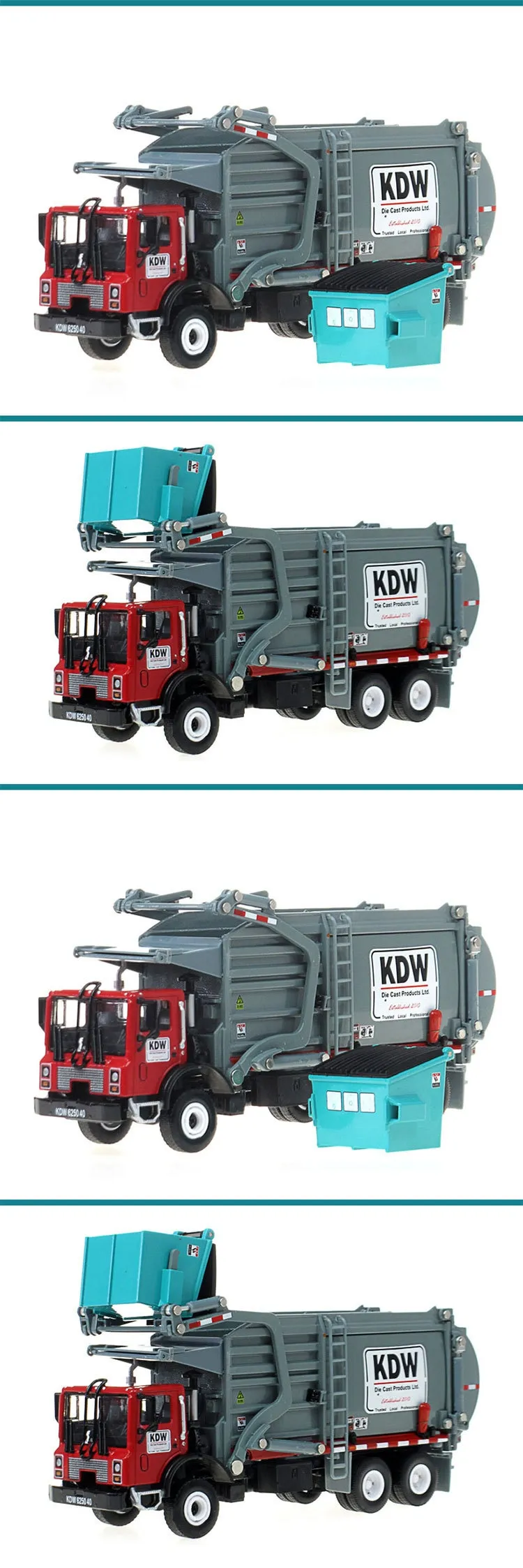 44862 diecast garbage truck model2