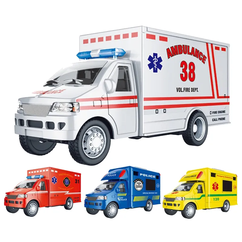 44864 diecast police car models scale