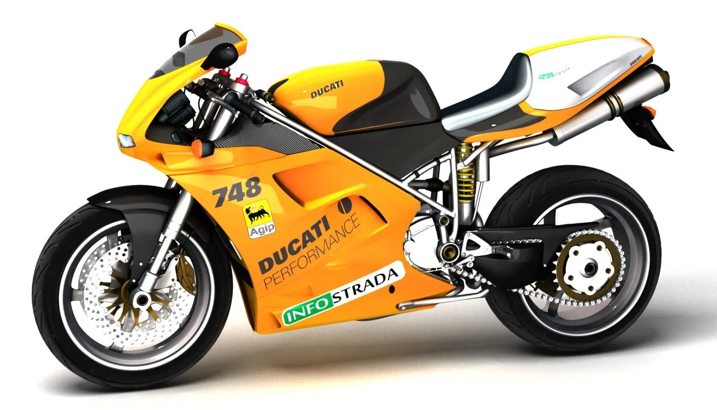 44865 ducati 748 model packaging