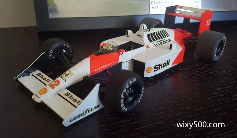 44893 mclaren mp4 4 diecast materials