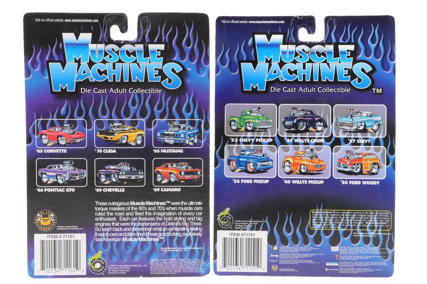 44932 muscle car diecast model exterior