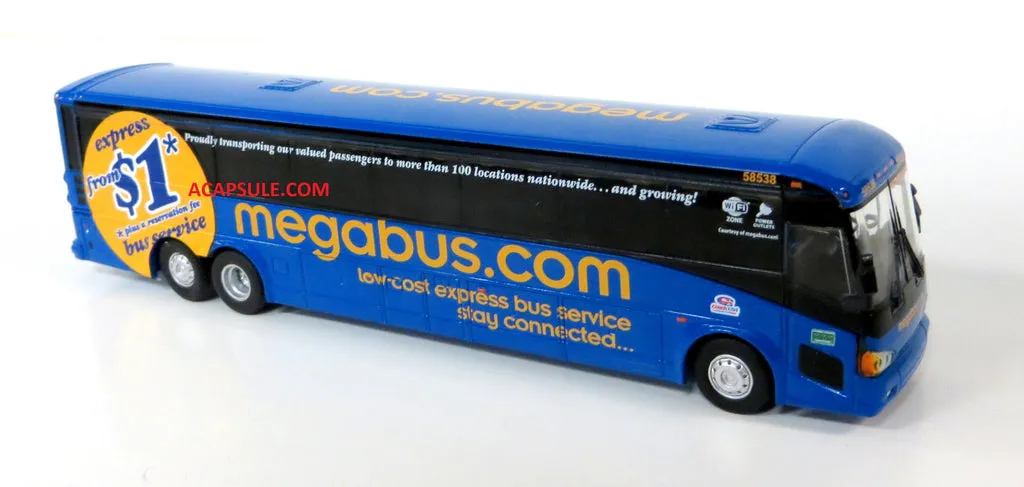 44956 megabus diecast model 4