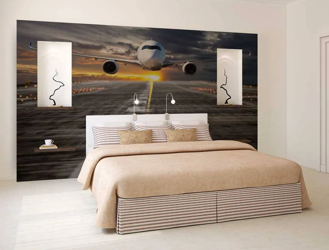 44961 diecast airplane wall display 3