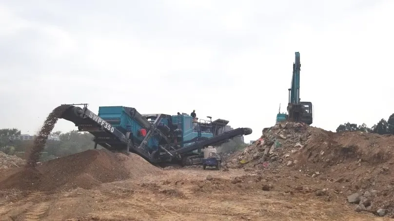 44998 diecast mobile crusher mobile platform