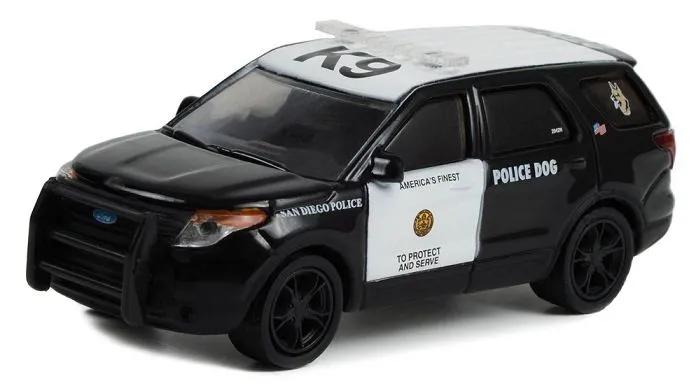 45003 diecast police car interior