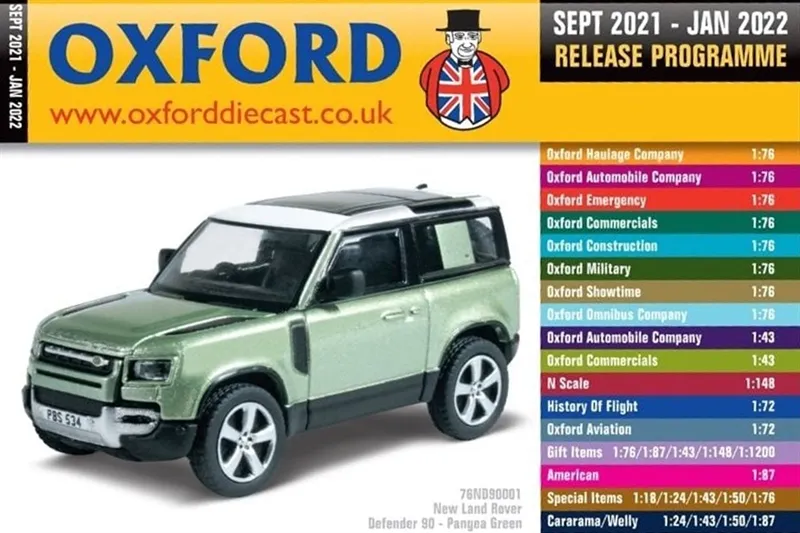 45014 oxford diecast models display